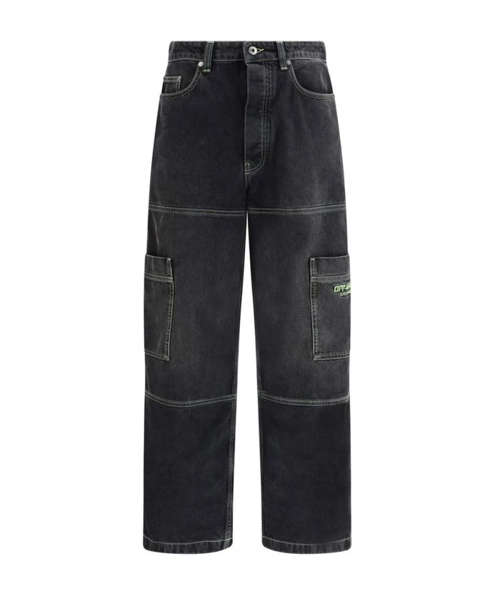 Джинсы-Карго с боковыми карманами Off White, черный
Джинсы-Карго с боковыми карманами Off White, черный