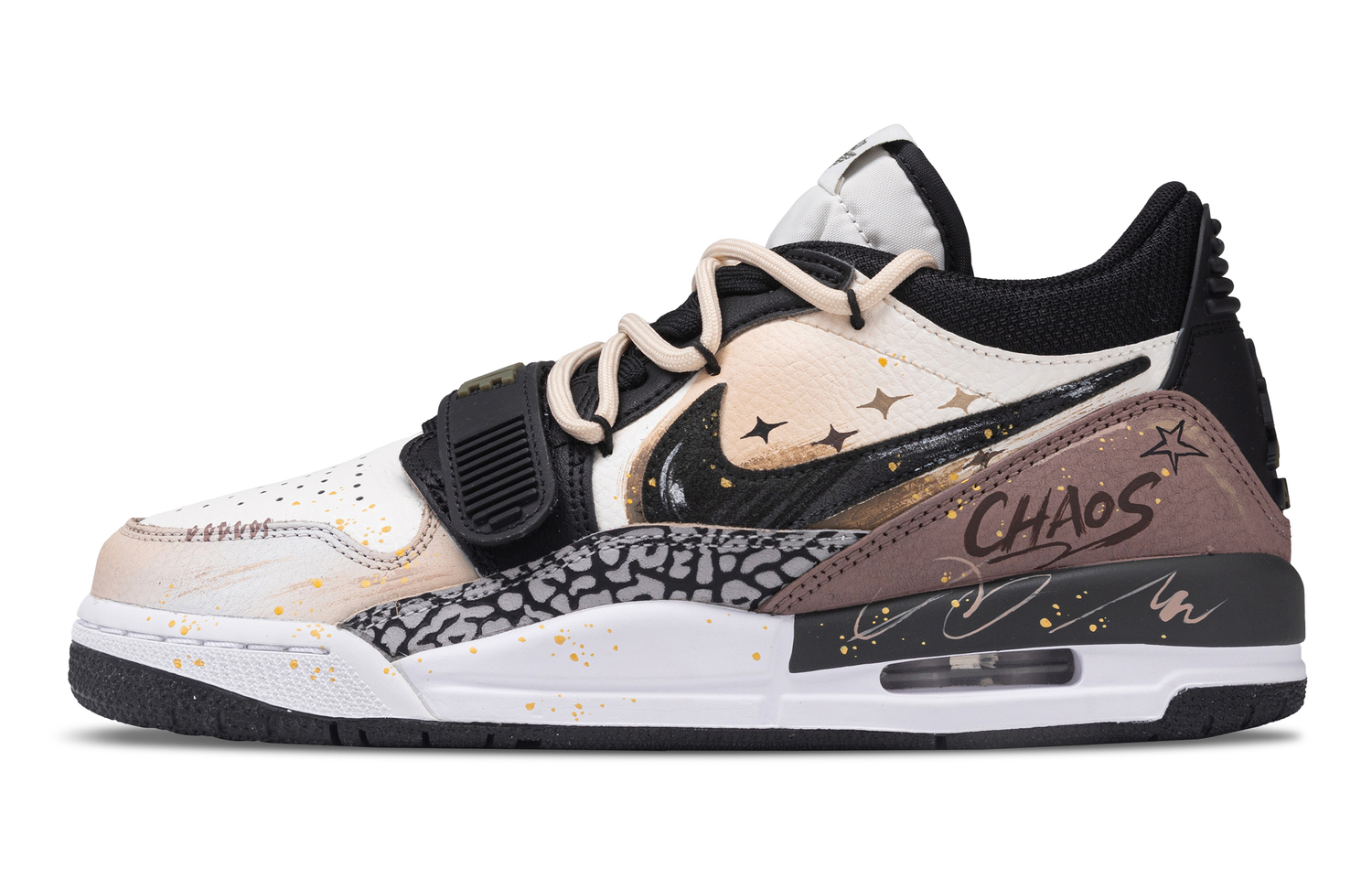 Jordan Air Legacy Xingji Elf устойчивые к истиранию низкие детские баскетбольные кроссовки Black White Brown для подростков
Jordan Air Legacy Xingji Elf устойчивые к истиранию низкие детские баскетбольные кроссовки Black White Brown для подростков