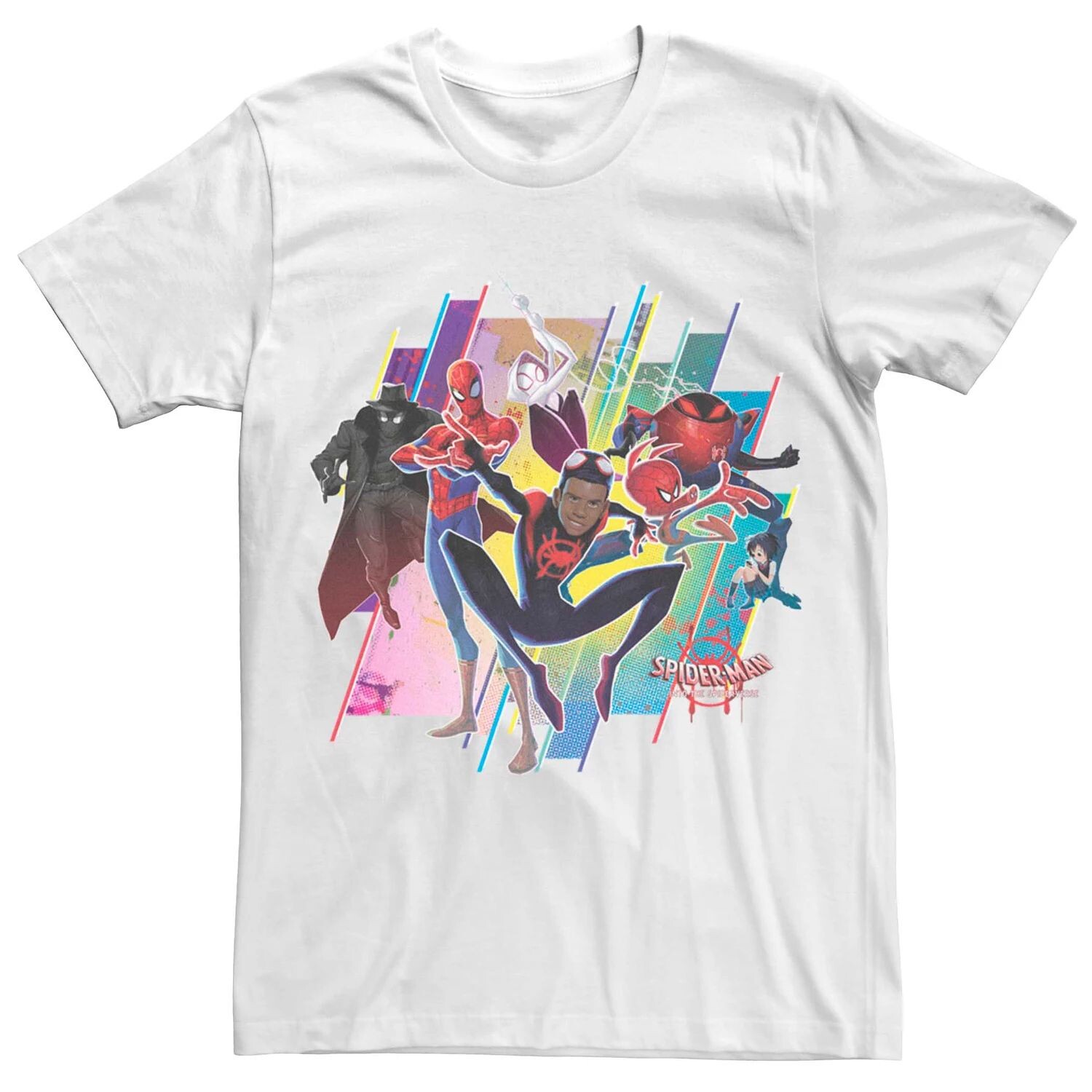 Мужская футболка группы Marvel's Spider-Man Spider-Verse Licensed Character
Мужская футболка группы Marvel's Spider-Man Spider-Verse Licensed Character