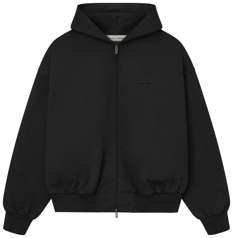 Толстовка-бомбер Fear of God Essentials из полиэстеровой саржи, черный
Толстовка-бомбер Fear of God Essentials из полиэстеровой саржи, черный