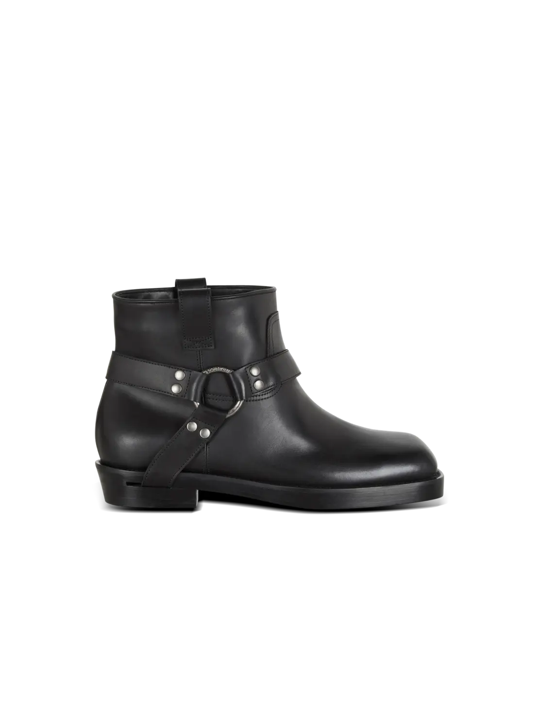 Байкерские ботинки из телячьей кожи Balmain, черный
Байкерские ботинки из телячьей кожи Balmain, черный