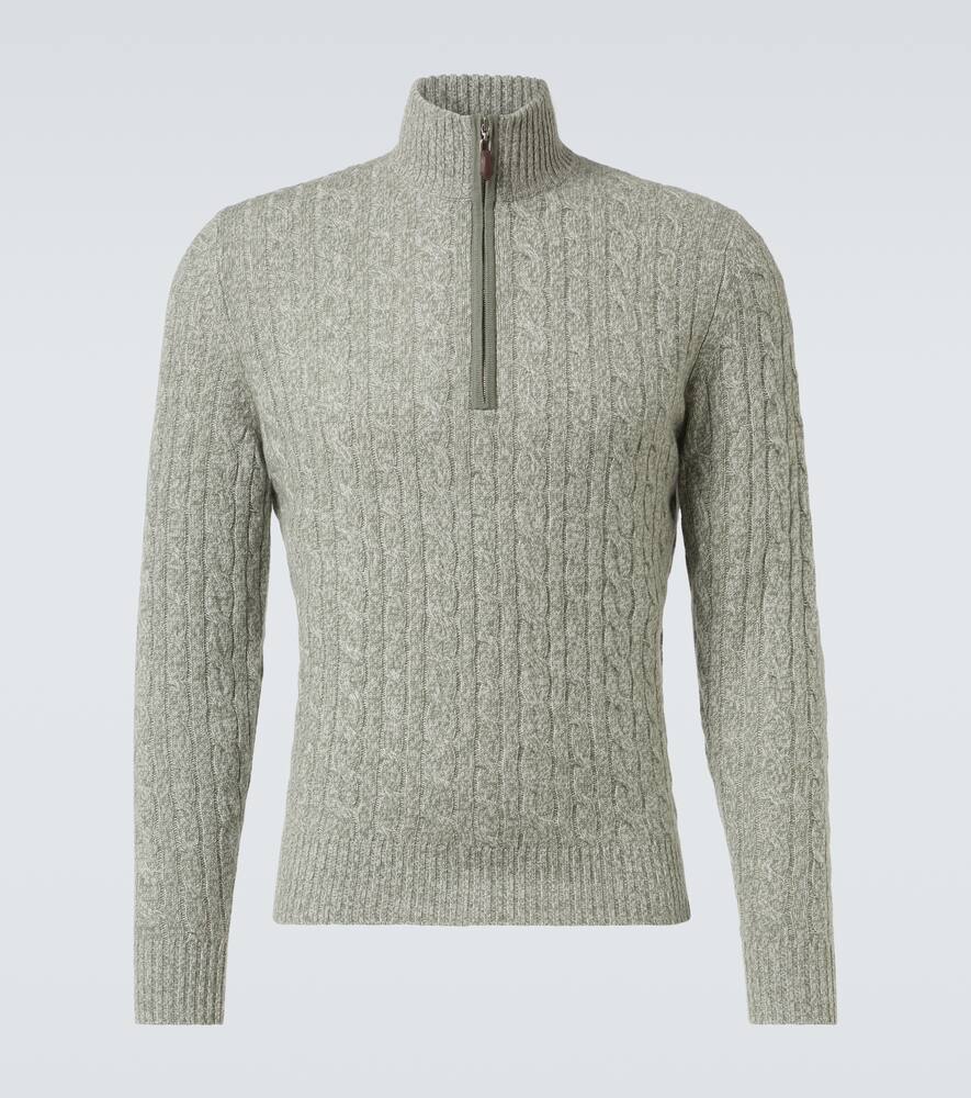 Тэмс кашемировый свитер с полузастежкой Arch4, Sage Green Melange
Тэмс кашемировый свитер с полузастежкой Arch4, Sage Green Melange