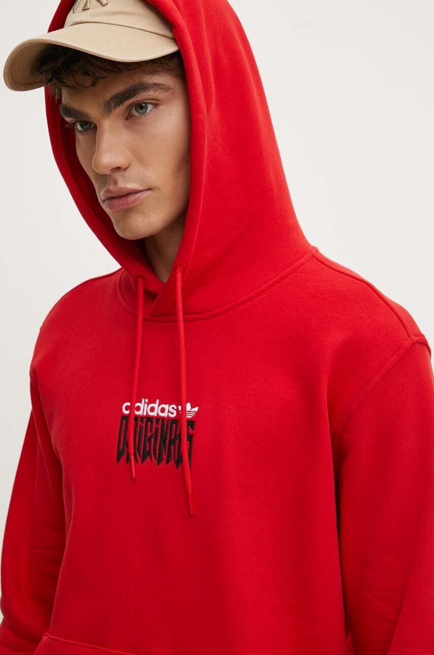 Хлопковая толстовка adidas Originals, красный
Хлопковая толстовка adidas Originals, красный