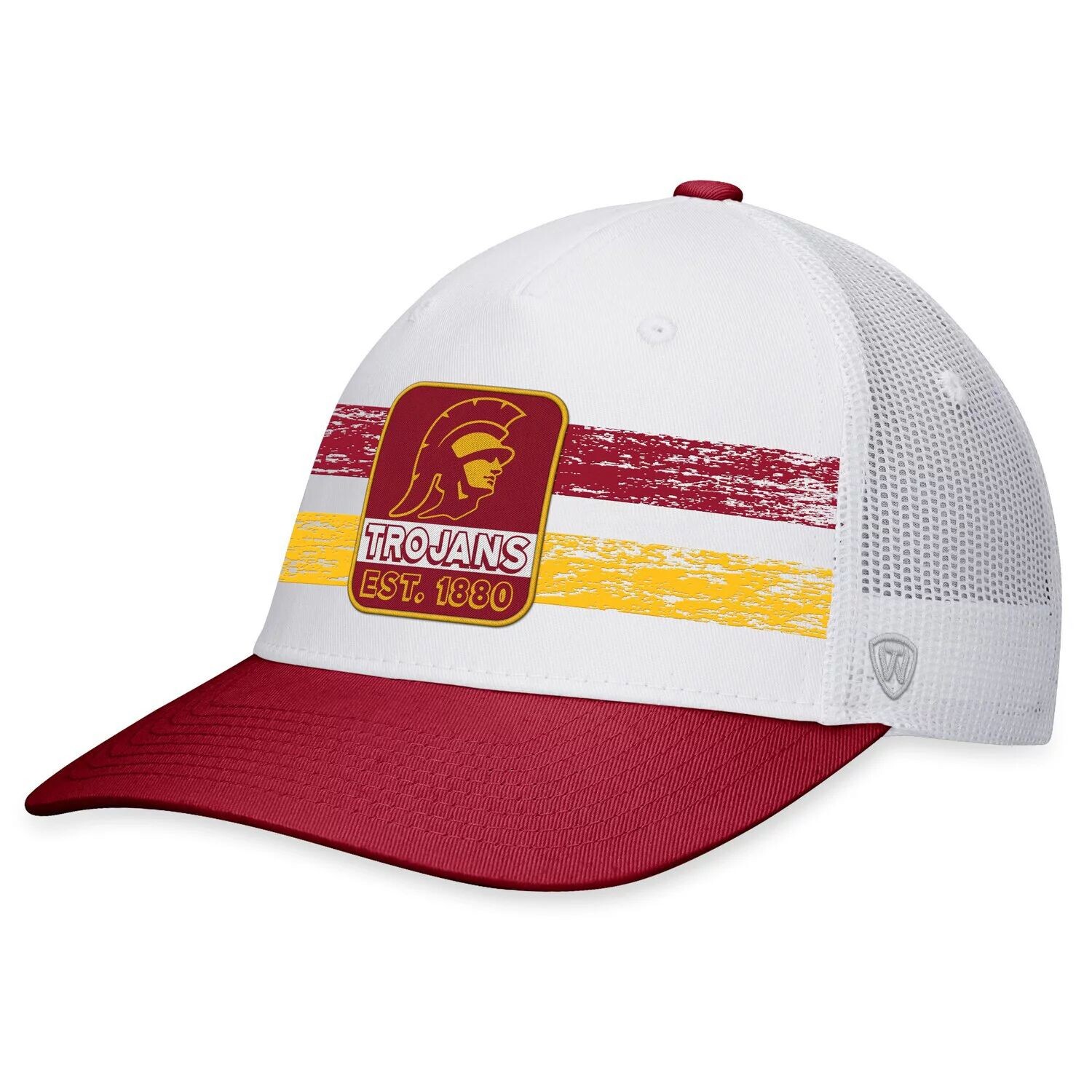 Мужская кепка Top of the World белого цвета/кардинала USC Trojans в стиле ретро с выцветанием Snapback
Мужская кепка Top of the World белого цвета/кардинала USC Trojans в стиле ретро с выцветанием Snapback