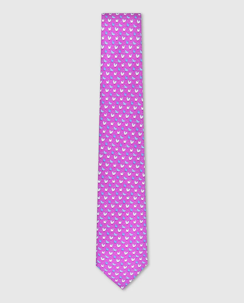 Мужской шелковый галстук с принтом Olimpo, фуксия
Мужской шелковый галстук с принтом Olimpo, фуксия
