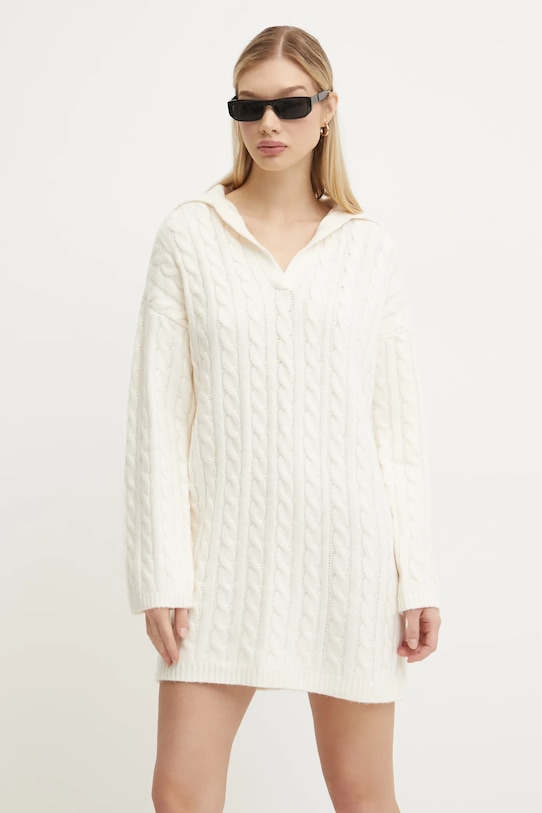 Платье с добавлением шерсти Abercrombie & Fitch, бежевый
Платье с добавлением шерсти Abercrombie & Fitch, бежевый