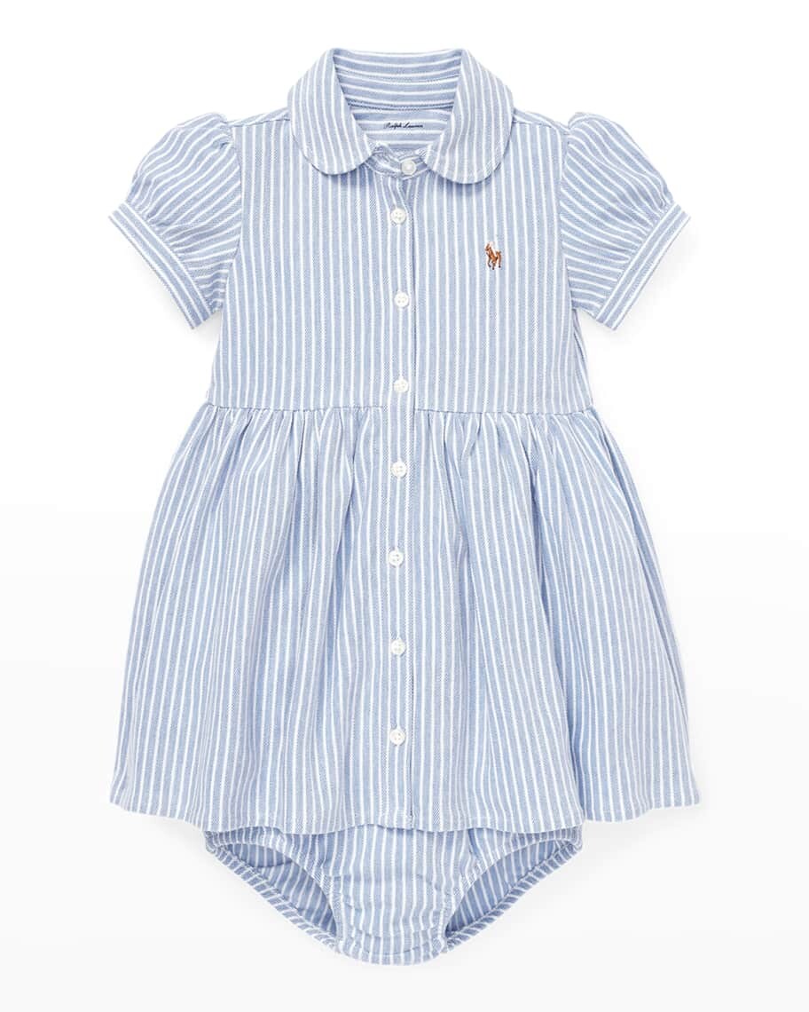 Окрашенное в пряже платье Оксфорд в сетчатую полоску с шароварами в тон, размер 6–24 месяца Ralph Lauren Childrenswear
Окрашенное в пряже платье Оксфорд в сетчатую полоску с шароварами в тон, размер 6–24 месяца Ralph Lauren Childrenswear