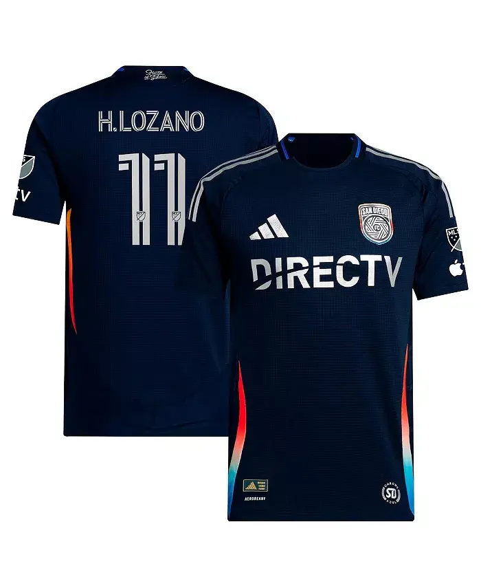 Мужская футболка Hirving Lozano Navy San Diego FC 2025 State of Flow Authentic Player Jersey adidas
Мужская футболка Hirving Lozano Navy San Diego FC 2025 State of Flow Authentic Player Jersey adidas