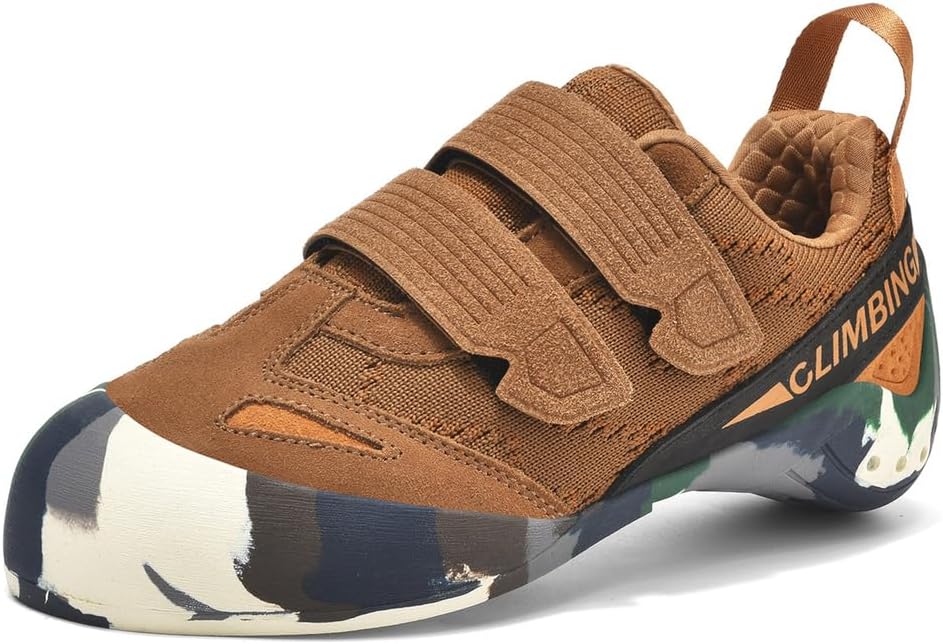 Скалолазные ботинки ZHENSI для детей, мужчин и женщин, для начинающих, для боулдеринга, кроссовки для занятий в спортзале, коричневый
Скалолазные ботинки ZHENSI для детей, мужчин и женщин, для начинающих, для боулдеринга, кроссовки для занятий в спортзале, коричневый