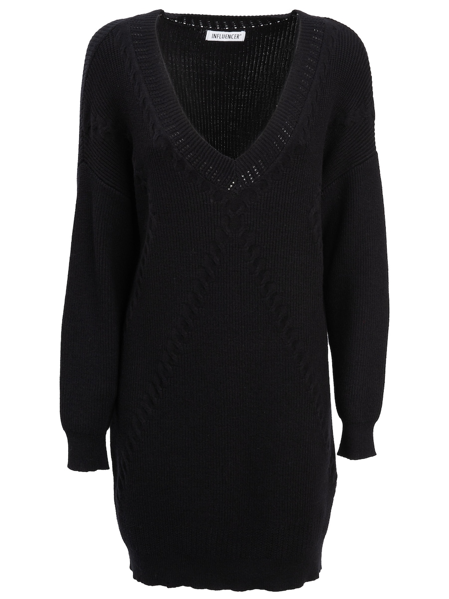Вязаное платье Influencer, черный
Вязаное платье Influencer, черный