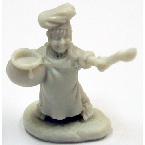 Миниатюра Reaper Dark Heaven Bones: Halfling Cook 
Миниатюра Reaper Dark Heaven Bones: Halfling Cook