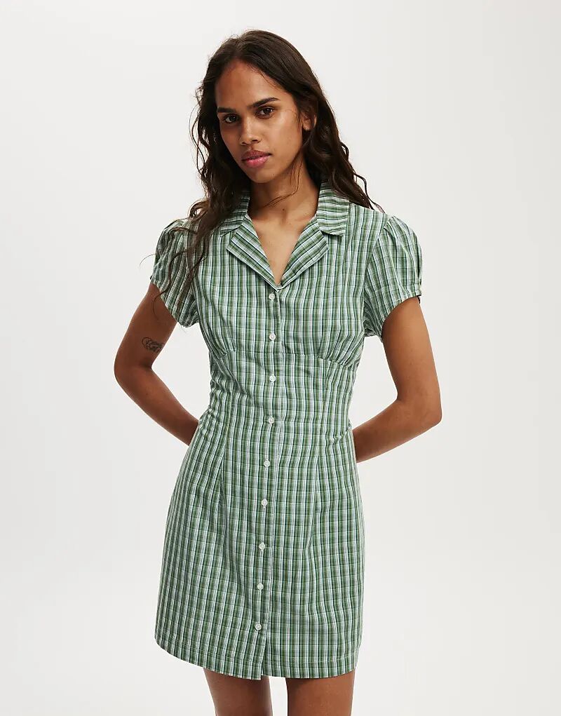 Платье-рубашка мини Cotton On Scarlet зеленого цвета
Платье-рубашка мини Cotton On Scarlet зеленого цвета