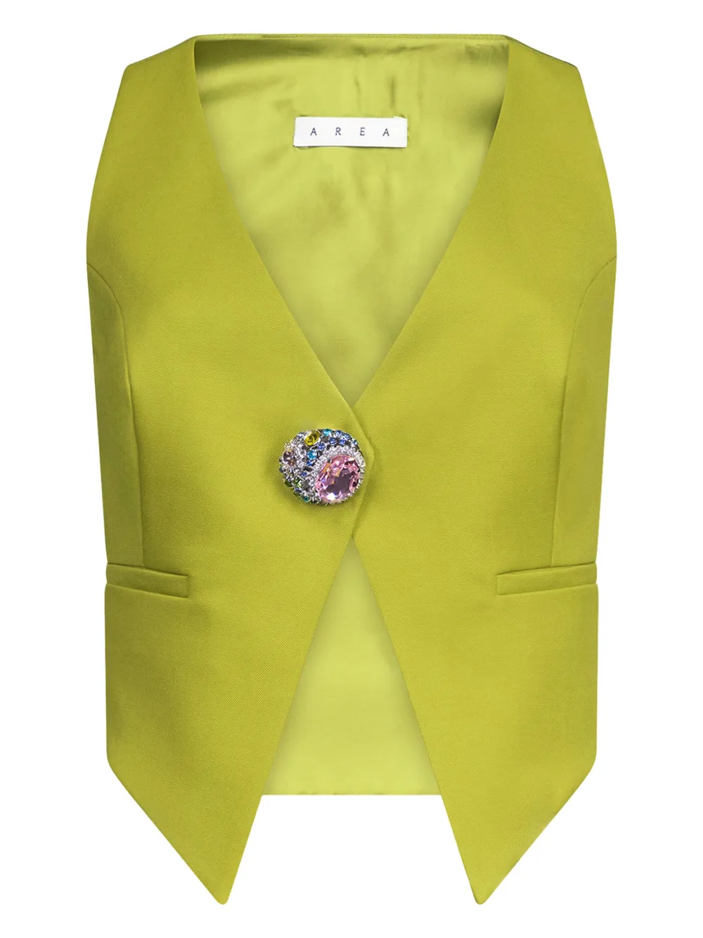 Топ с кристаллами AREA, зеленый
Топ с кристаллами AREA, зеленый