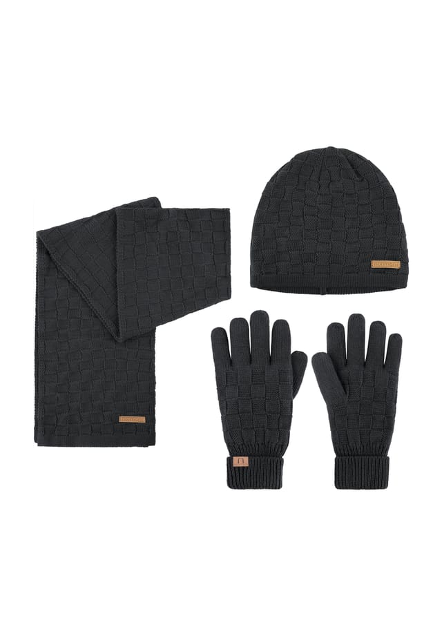 Зимний комплект из мериносовой шерсти шапка шарф и перчатки узор юма Normani, серый
Зимний комплект из мериносовой шерсти шапка шарф и перчатки узор юма Normani, серый