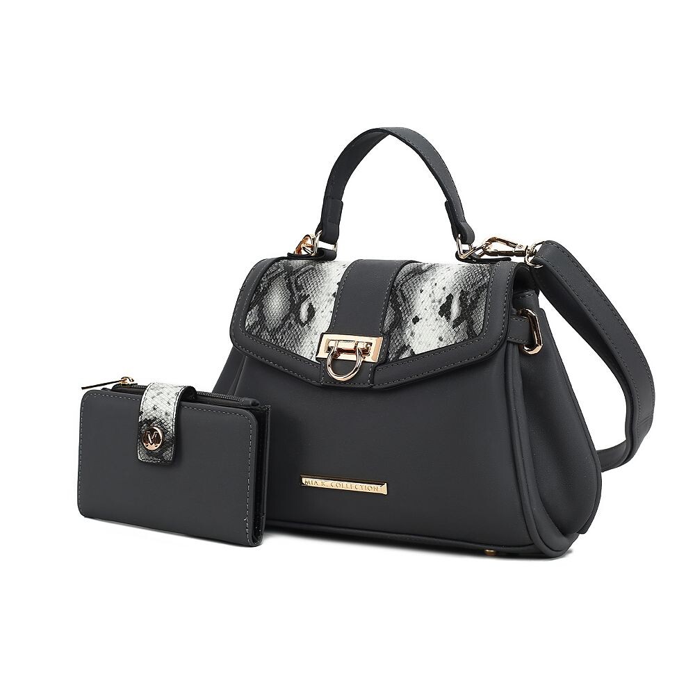 Mkf Collection Geny Женская сумка через плечо с тиснением под змею и бумажником от Mia K MKF Collection, цвет Charcoal, Черный, Mkf Collection Geny Женская сумка через плечо с тиснением под змею и бумажником от Mia K MKF Collection, цвет Charcoal
Mkf Collection Geny Женская сумка через плечо с тиснением под змею и бумажником от Mia K MKF Collection, цвет Charcoal, Черный, Mkf Collection Geny Женская сумка через плечо с тиснением под змею и бумажником от Mia K MKF Collection, цвет Charcoal