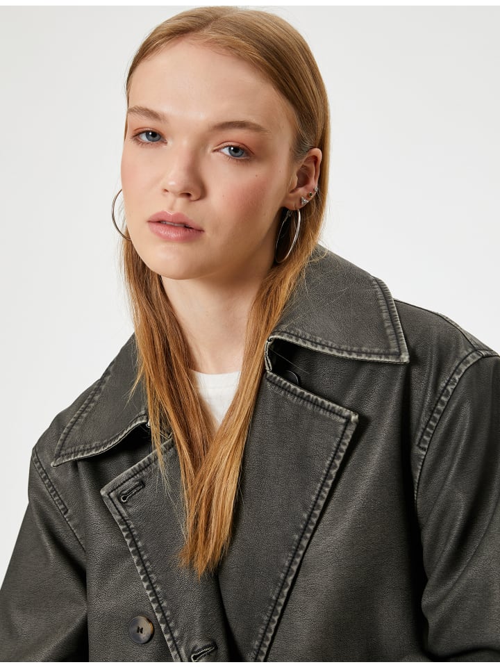 Тренч KOTON Trenchcoat, антрацит, Черный, Тренч KOTON Trenchcoat, антрацит
Тренч KOTON Trenchcoat, антрацит, Черный, Тренч KOTON Trenchcoat, антрацит