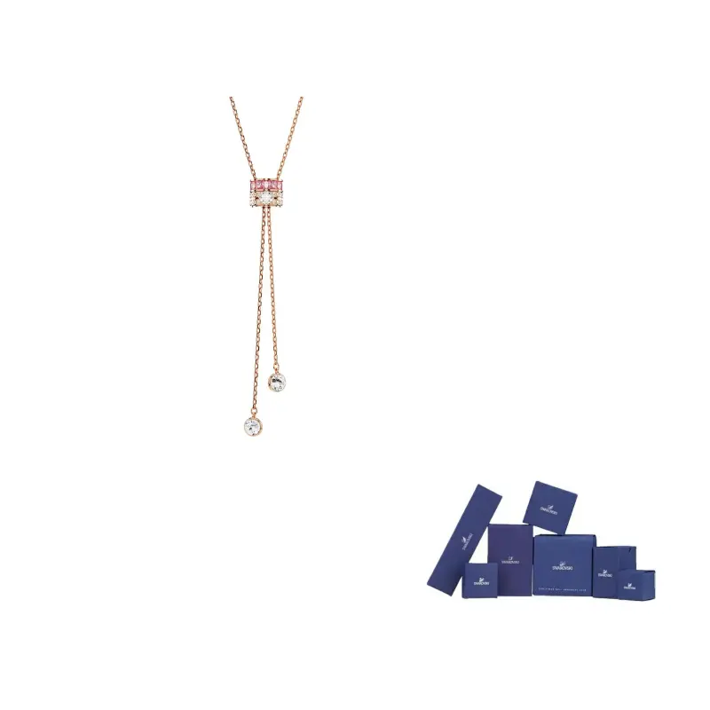 Swarovski Синтетическая бижутерия с цирконием, кубический цирконий, ожерелье, Women's, Rose Gold
Swarovski Синтетическая бижутерия с цирконием, кубический цирконий, ожерелье, Women's, Rose Gold