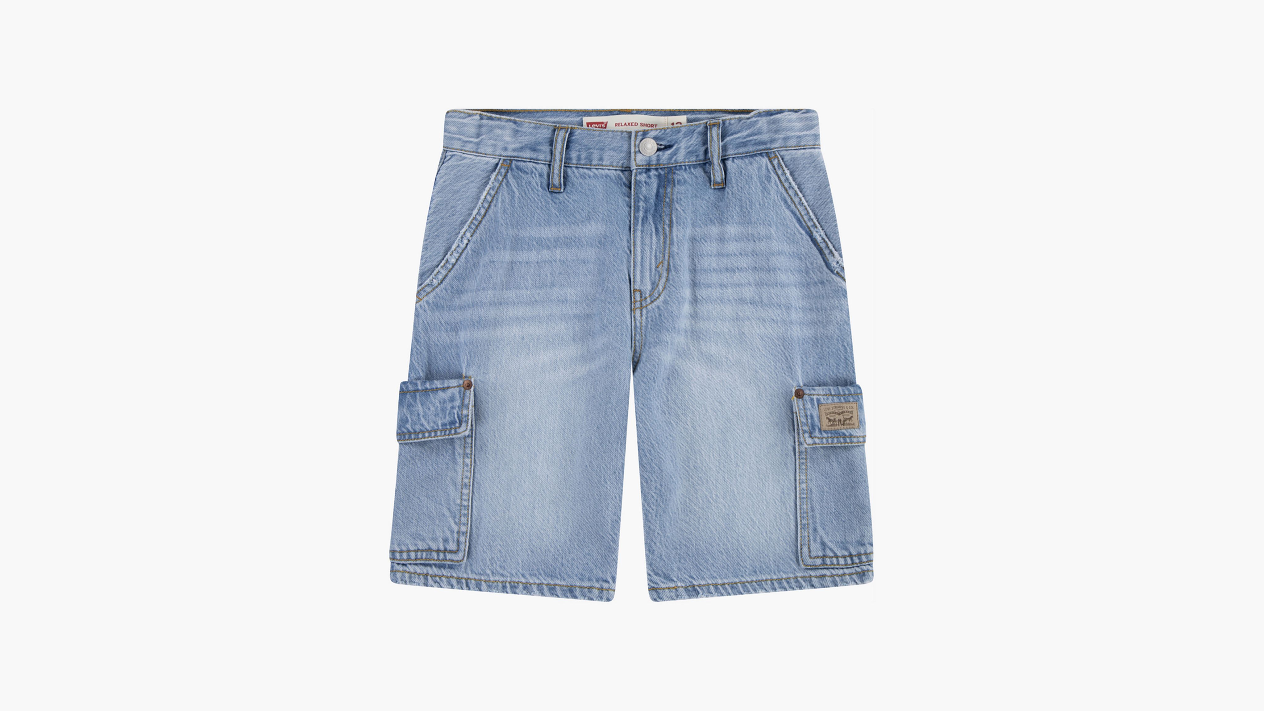 Джинсовые шорты-карго для больших мальчиков 8-20 Levi's, цвет From Scratch No Destruction - Light Wash
Джинсовые шорты-карго для больших мальчиков 8-20 Levi's, цвет From Scratch No Destruction - Light Wash