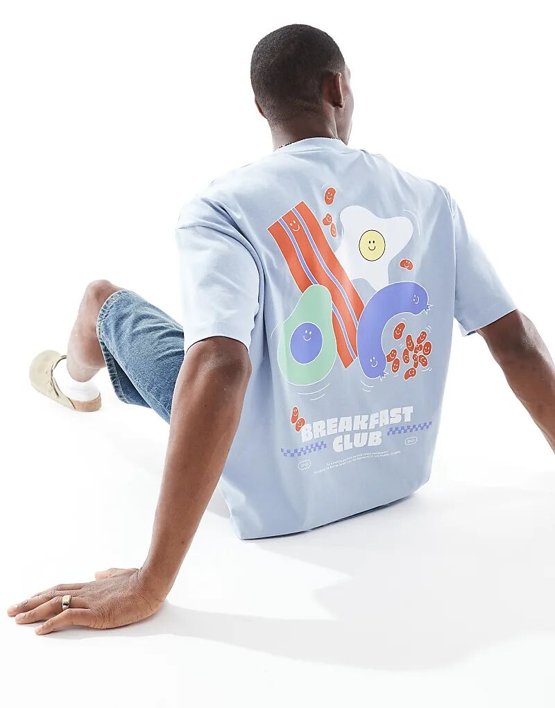 Футболка свободного кроя ASOS DESIGN с мультяшным принтом синего цвета
Футболка свободного кроя ASOS DESIGN с мультяшным принтом синего цвета