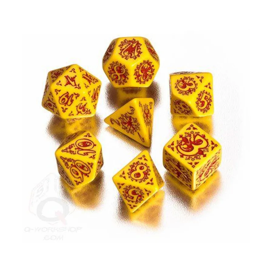 Полигональный набор «Наследие огня» (7), Pathfinder Dice
Полигональный набор «Наследие огня» (7), Pathfinder Dice