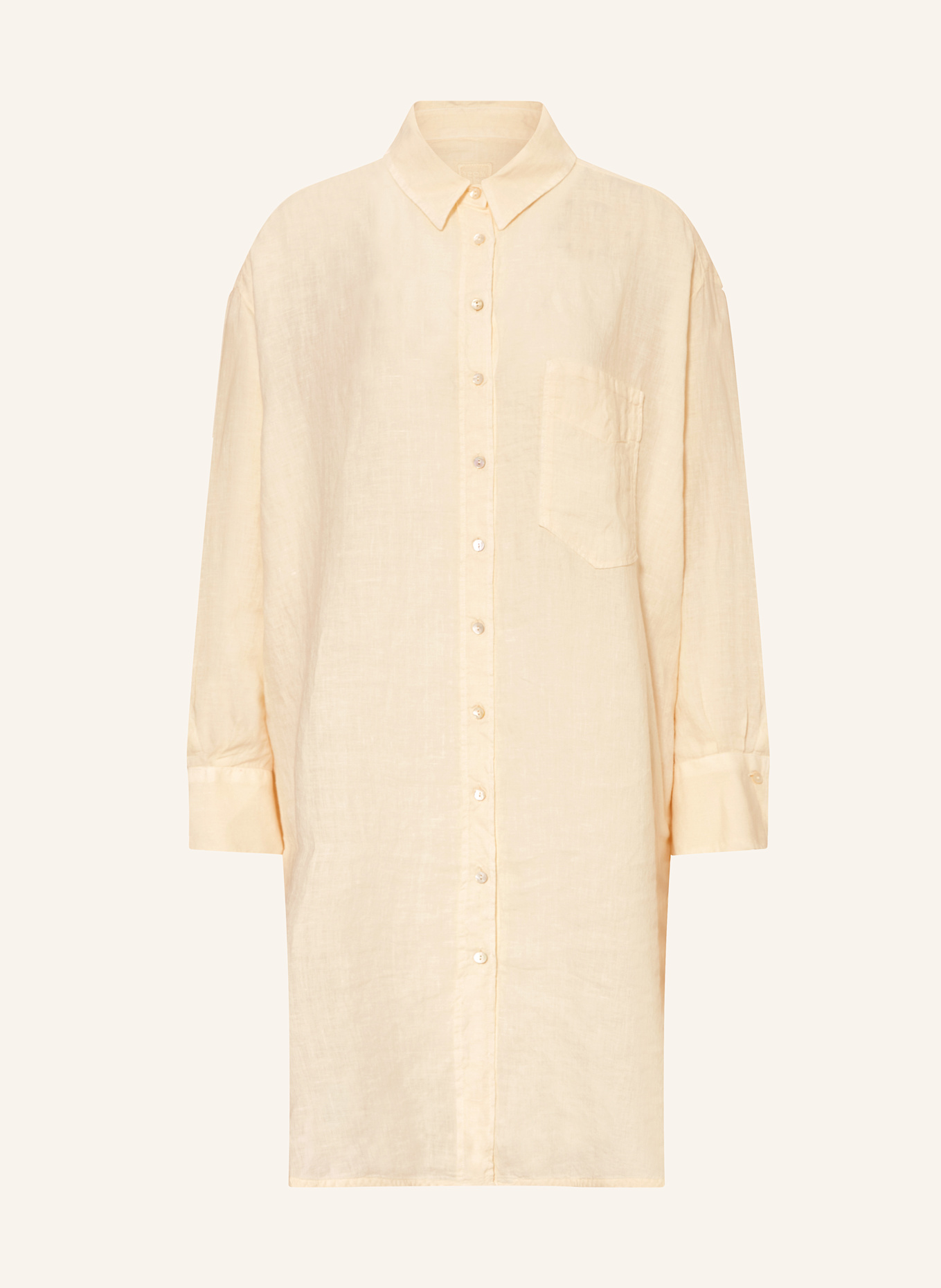 Платье-Рубашка из льна 120%Lino, экрю
Платье-Рубашка из льна 120%Lino, экрю