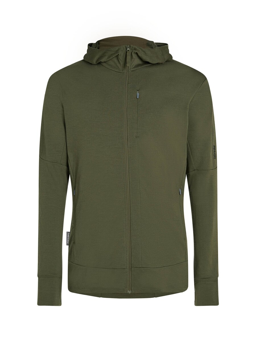 Спортивная толстовка с капюшоном на молнии ICEBREAKER, оливковый
Спортивная толстовка с капюшоном на молнии ICEBREAKER, оливковый