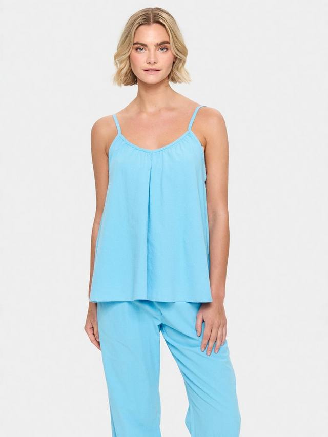 ZalindaSZ хлопковая майка с V-образным вырезом на бретелях Saint Tropez, Mid Blue
ZalindaSZ хлопковая майка с V-образным вырезом на бретелях Saint Tropez, Mid Blue