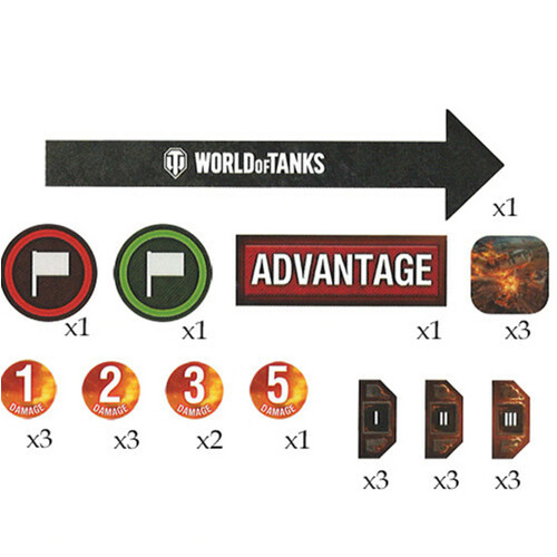 Игровые кубики World Of Tanks Gaming Set – Tokens & Dice 
Игровые кубики World Of Tanks Gaming Set – Tokens & Dice