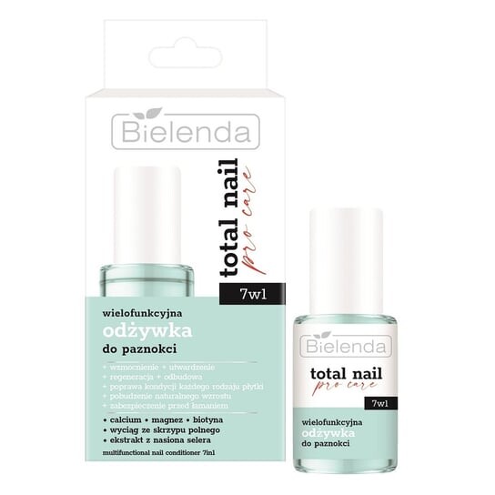 Многофункциональный кондиционер для ногтей 7 в 1, 10 мл Bielenda, Total Nail Pro-care
Многофункциональный кондиционер для ногтей 7 в 1, 10 мл Bielenda, Total Nail Pro-care