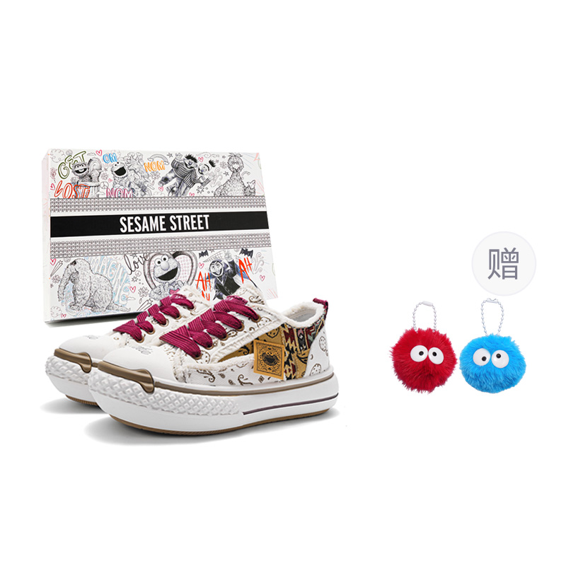 SESAME STREET Китайские красные платформенные кеды унисекс с подвеской, цвет Chinese Style Red (Includes 1 Random Pendant)
SESAME STREET Китайские красные платформенные кеды унисекс с подвеской, цвет Chinese Style Red (Includes 1 Random Pendant)