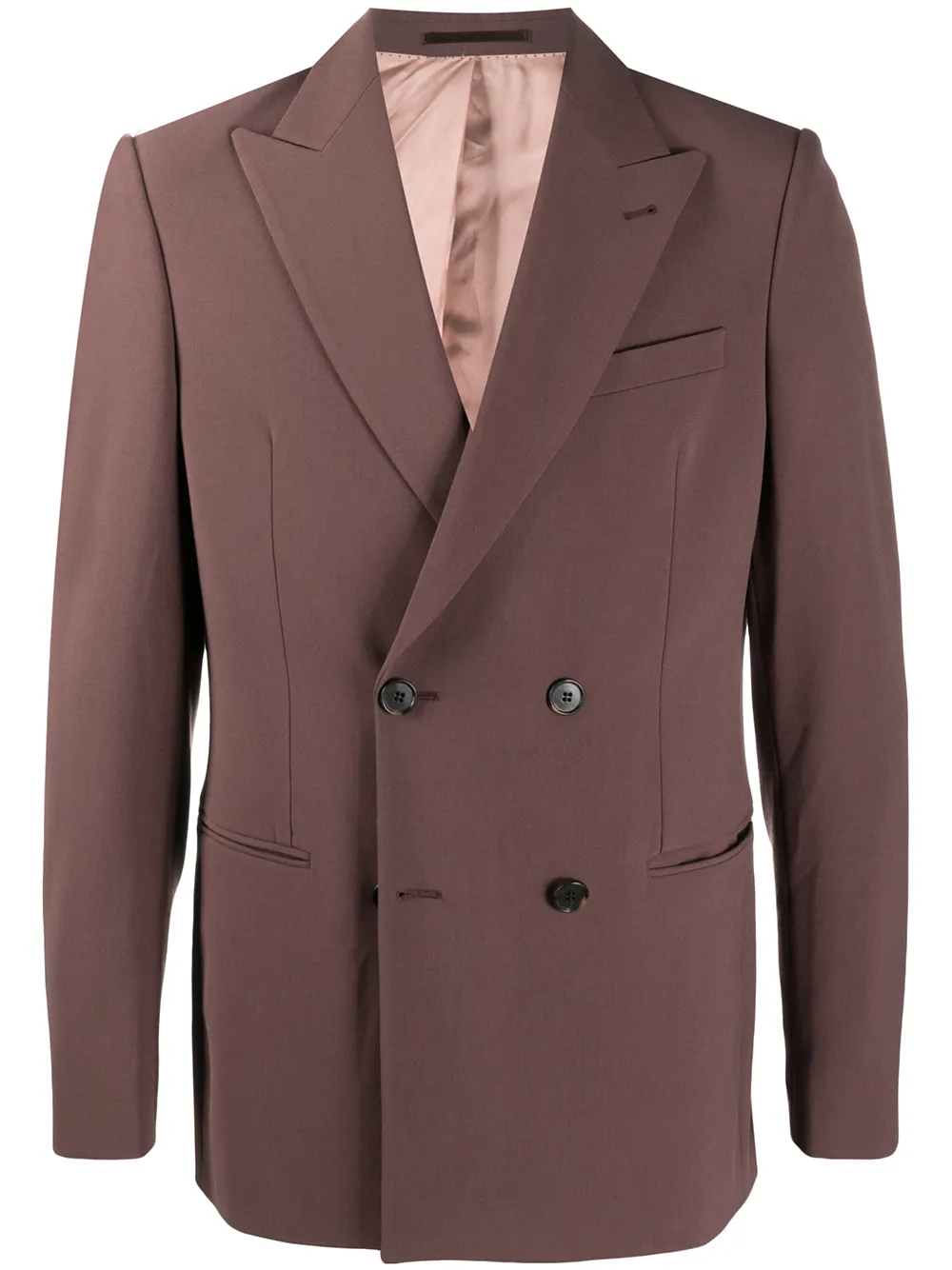 Двубортный пиджак Nanushka, розовый 
Двубортный пиджак Nanushka, розовый