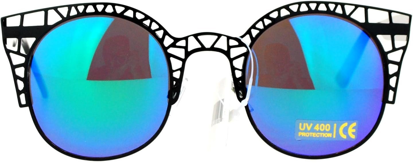 Женские винтажные солнцезащитные очки в форме «кошачьих глаз» с металлическим верхом и решетчатой конструкцией, обеспечивающие защиту от ультрафиолета UV 400 PASTL, Black (Teal Mirror)
Женские винтажные солнцезащитные очки в форме «кошачьих глаз» с металлическим верхом и решетчатой конструкцией, обеспечивающие защиту от ультрафиолета UV 400 PASTL, Black (Teal Mirror)