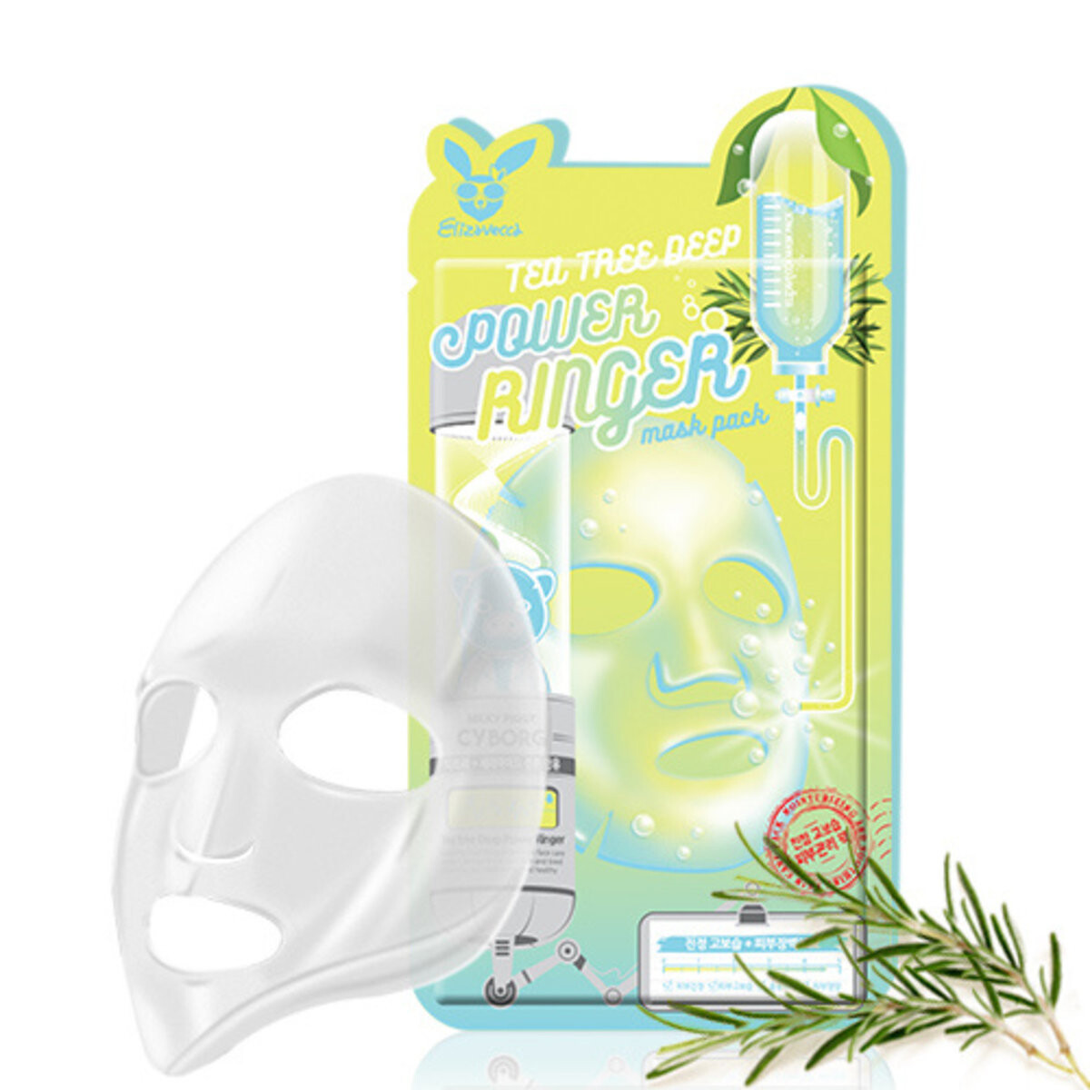 Elizavecca TEA TREE DEEP POWER RINGER MASK %
Elizavecca TEA TREE DEEP POWER RINGER MASK %