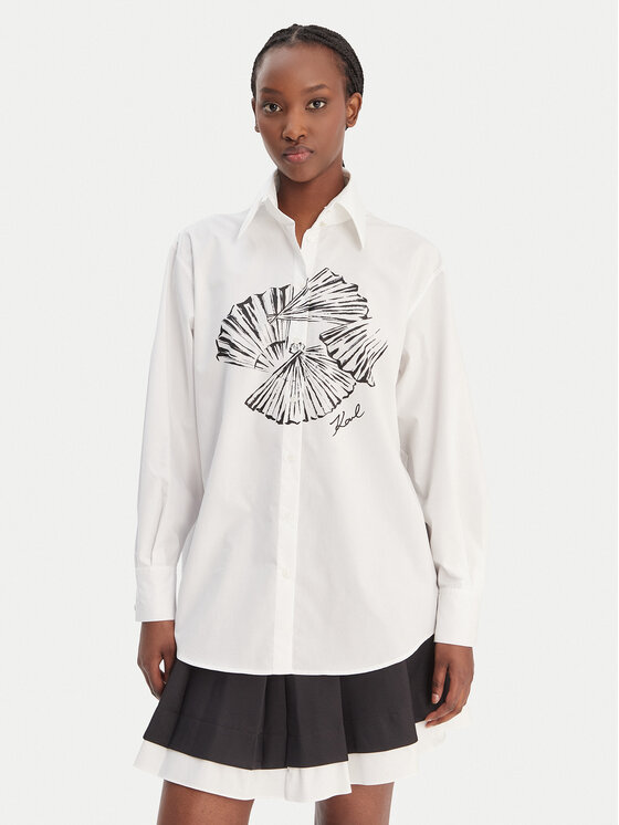 Рубашка relaxed fit B1W11002 Karl Lagerfeld, белый
Рубашка relaxed fit B1W11002 Karl Lagerfeld, белый