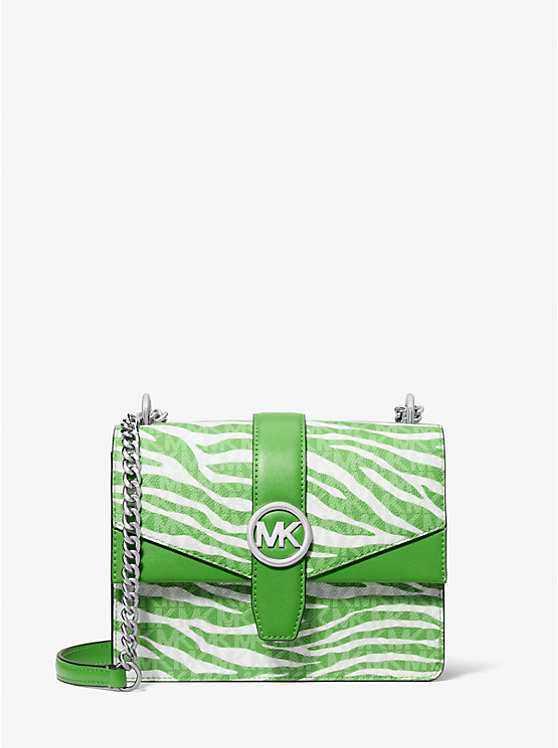 Сумка через плечо Greenwich с логотипом и анималистичным принтом Michael Kors, зеленый
Сумка через плечо Greenwich с логотипом и анималистичным принтом Michael Kors, зеленый