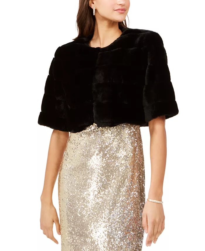 Искусственный меховой жакет Eliza J, черный
Искусственный меховой жакет Eliza J, черный