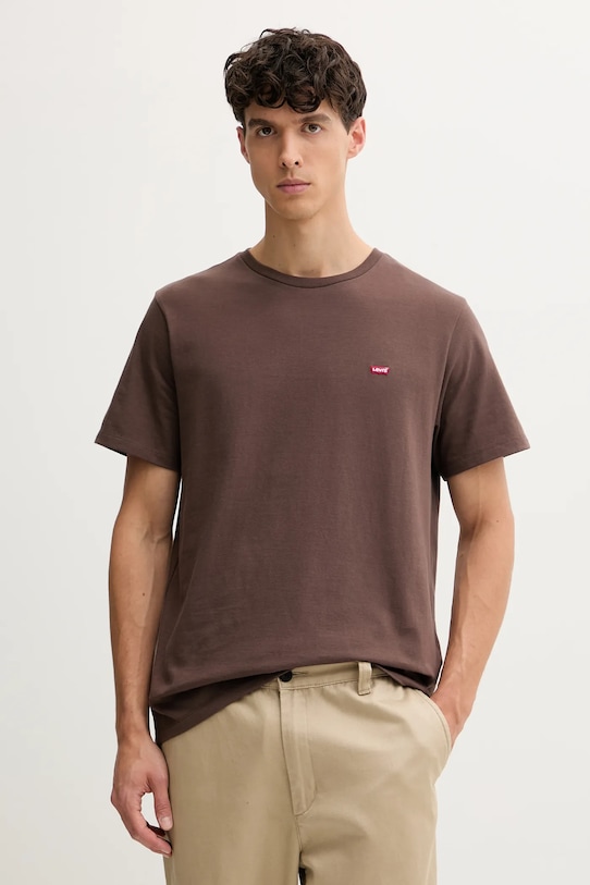 Хлопковая футболка Levi'S, коричневый
Хлопковая футболка Levi'S, коричневый