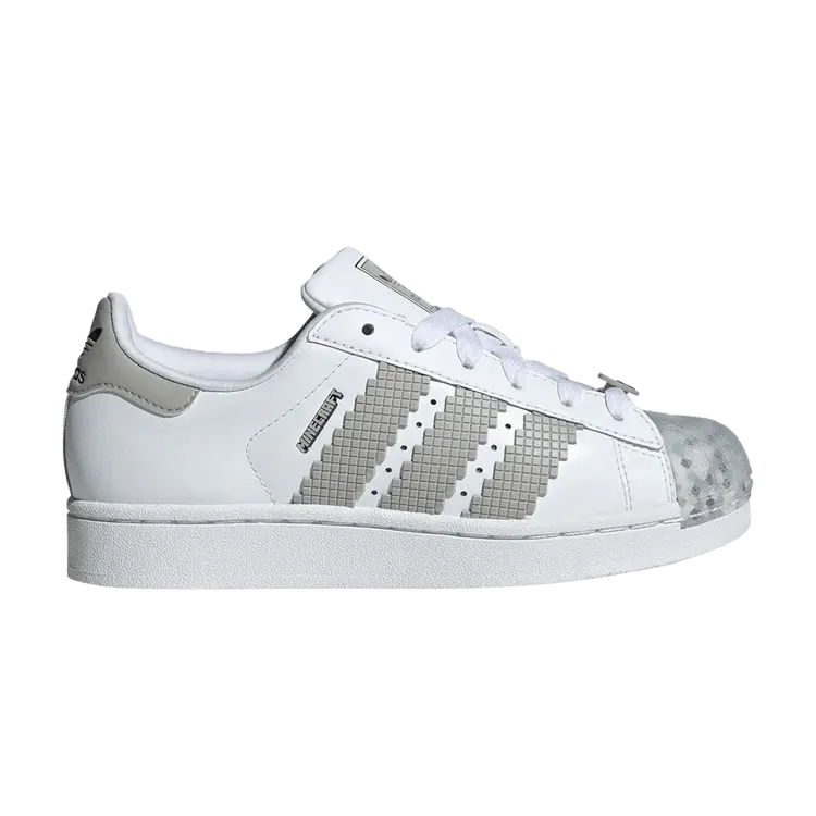 Кроссовки adidas Minecraft x Superstar J 'Skeleton', белый
Кроссовки adidas Minecraft x Superstar J 'Skeleton', белый