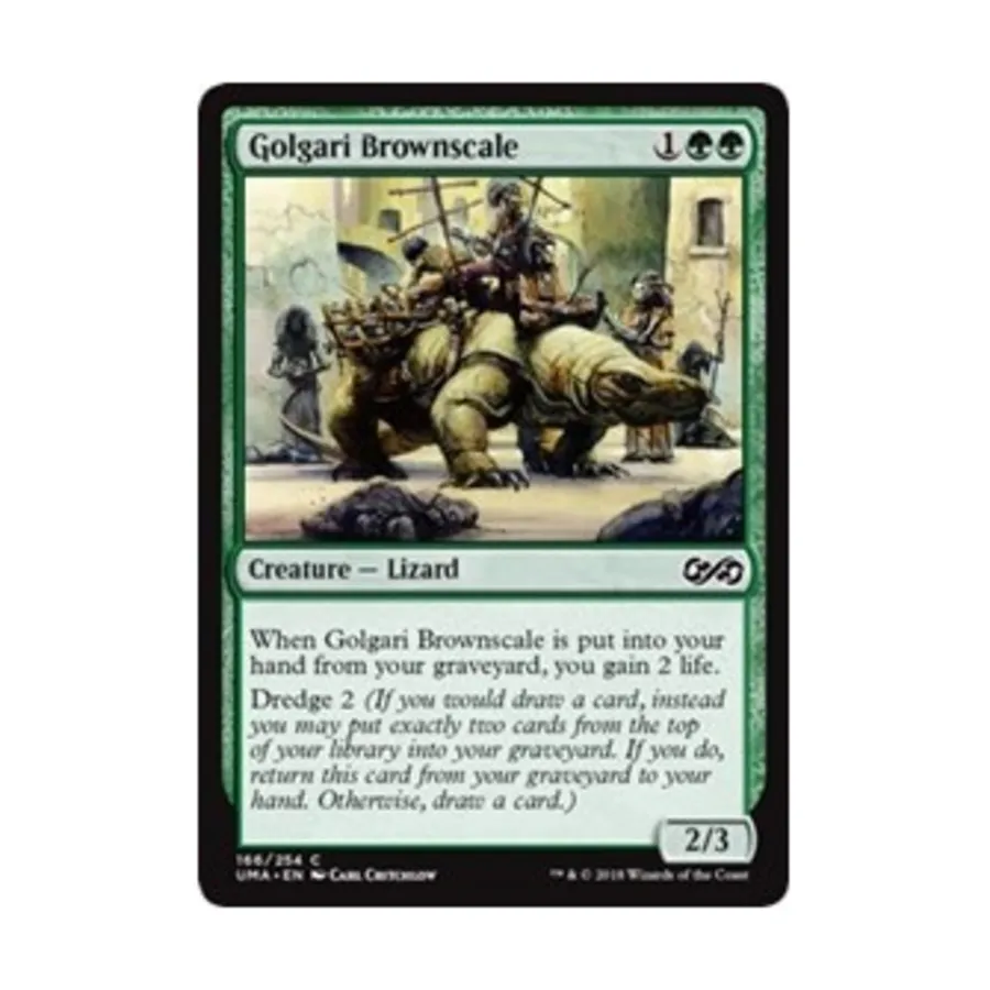 CCG Голгари Коричневая чешуя (C) (Фольга), MTG - Ultimate Masters
CCG Голгари Коричневая чешуя (C) (Фольга), MTG - Ultimate Masters