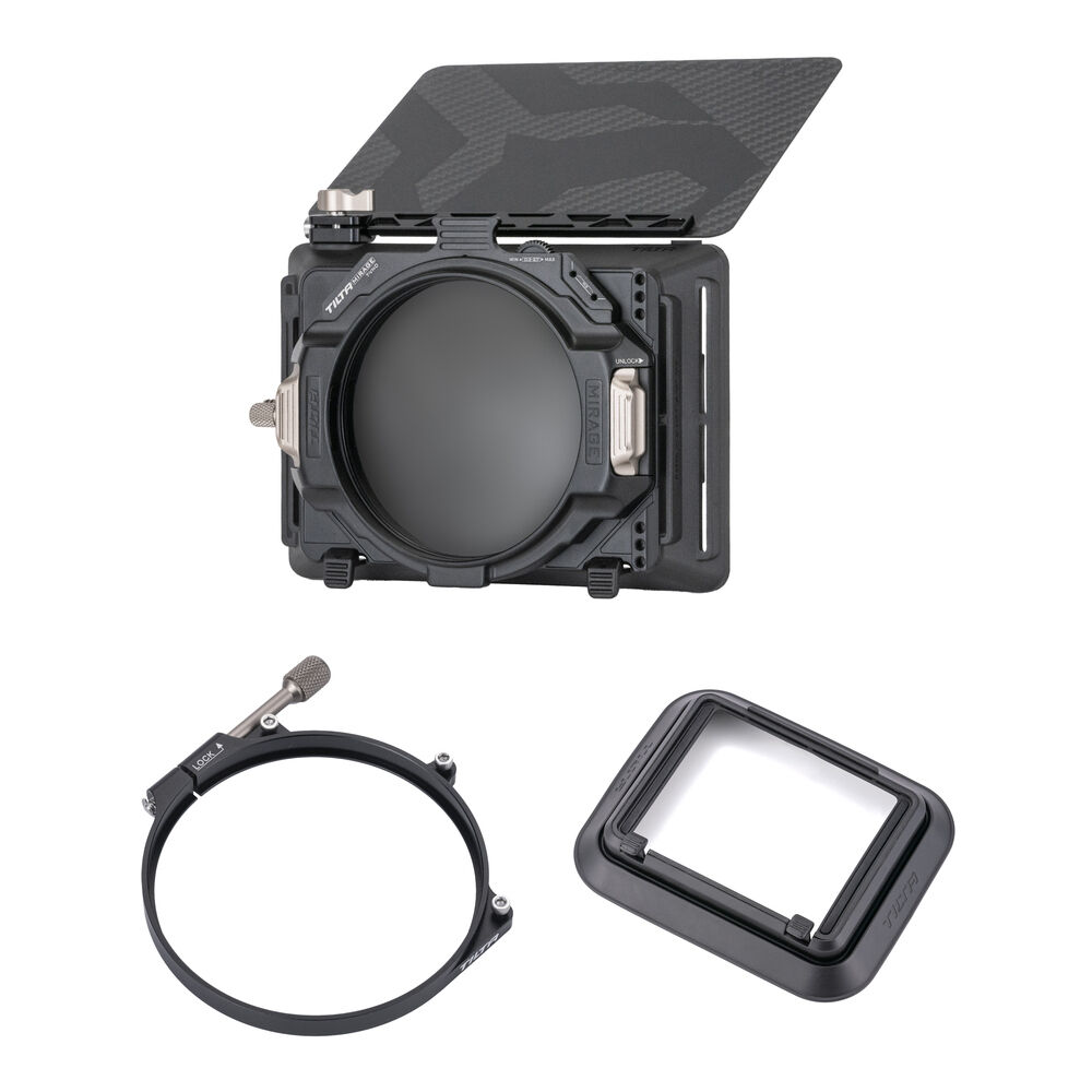 Tilta Mirage Matte Box with Motorized VND, Clamp-On Adapter &
Tilta Mirage Matte Box with Motorized VND, Clamp-On Adapter &