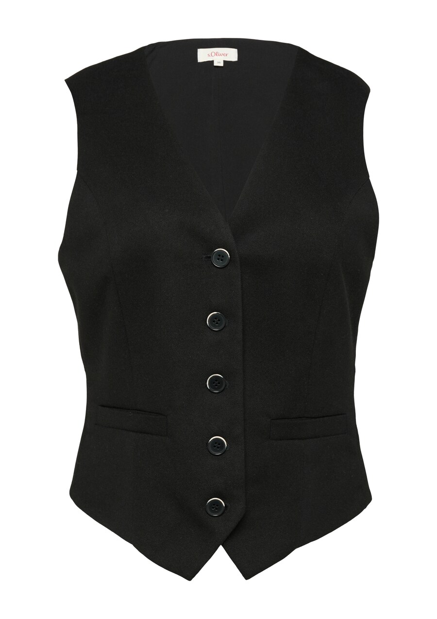 Костюмный жилет s.Oliver, черный
Костюмный жилет s.Oliver, черный