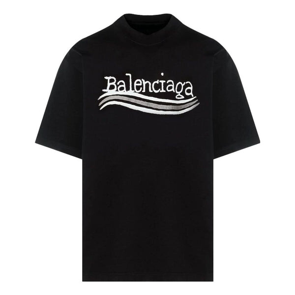 Футболка hand-drawn t-shirt 'black' Balenciaga, черный 
Футболка hand-drawn t-shirt 'black' Balenciaga, черный