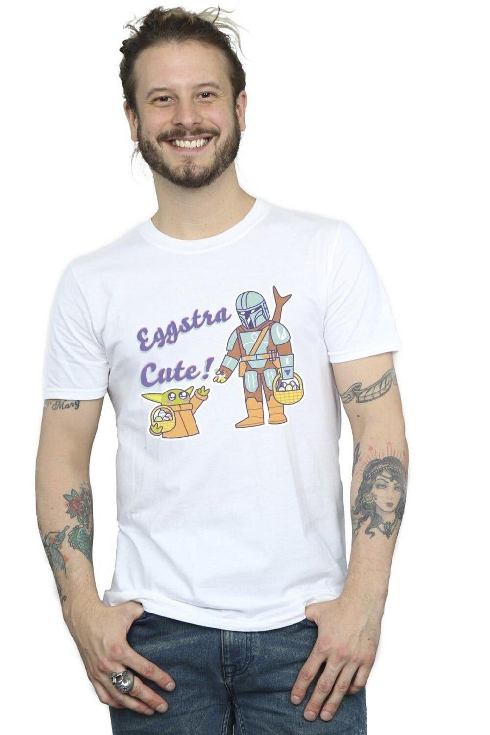 Милая футболка Mandalorian Eggstra Grogu Star Wars, белый
Милая футболка Mandalorian Eggstra Grogu Star Wars, белый