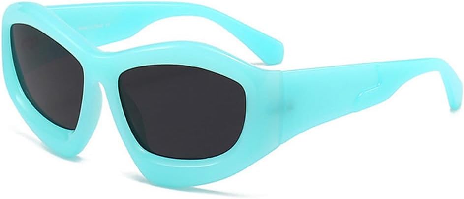 Солнцезащитные очки UV400 с защитой от УФ-излучения — «кошачий глаз» в ярких цветах, с широкими дужками, подходят для женщин и мужчин, для бега и занятий спортом на открытом воздухе UYPTK, Jelly Blue Grey
Солнцезащитные очки UV400 с защитой от УФ-излучения — «кошачий глаз» в ярких цветах, с широкими дужками, подходят для женщин и мужчин, для бега и занятий спортом на открытом воздухе UYPTK, Jelly Blue Grey