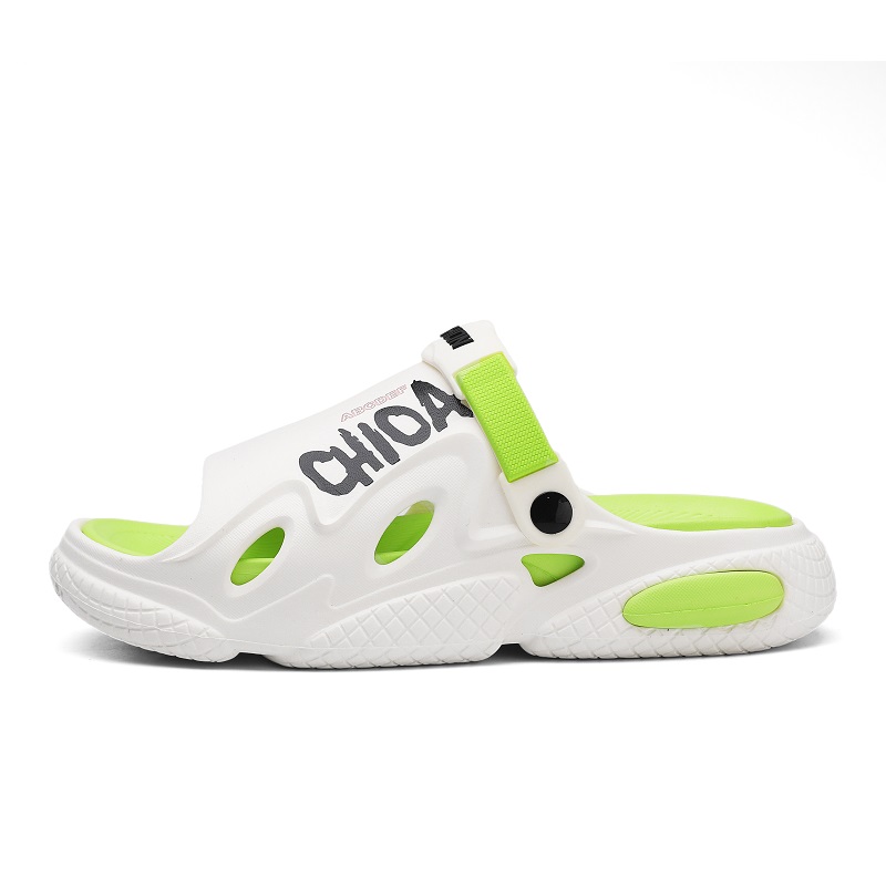 CariteSport EVA нескользящие шлепанцы унисекс бело-зеленые, цвет White Green
CariteSport EVA нескользящие шлепанцы унисекс бело-зеленые, цвет White Green