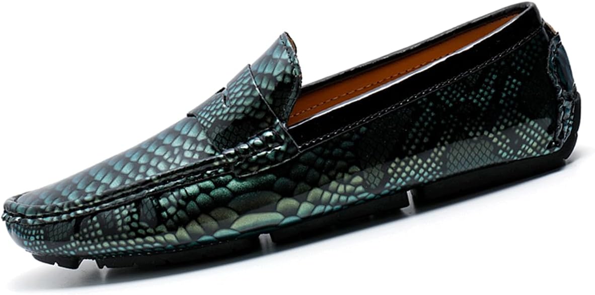 Мужские слипоны-лоферы с принтом под змею, кожаная обувь для улицы Dacnakby, зеленый
Мужские слипоны-лоферы с принтом под змею, кожаная обувь для улицы Dacnakby, зеленый