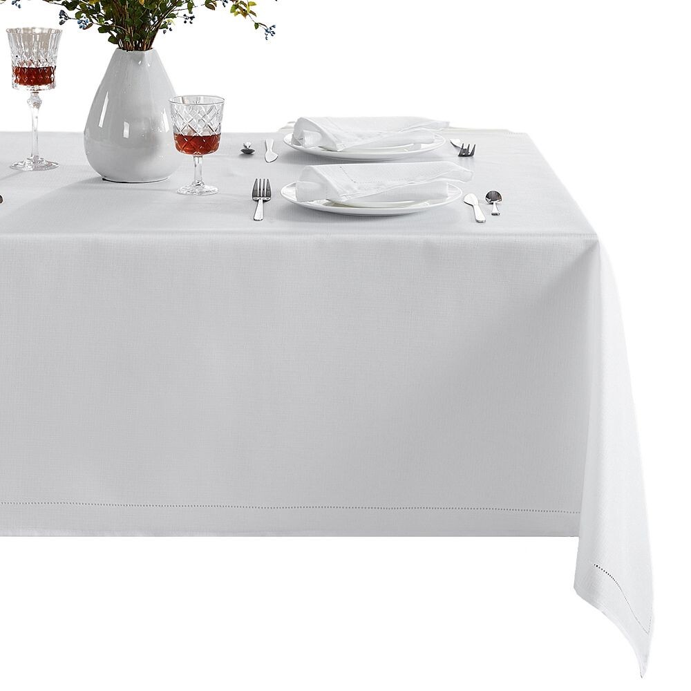 Elrene Home Fashions Alison с люверсами, ткань с перфорированной каймой, квадратная/прямоугольная скатерть, белый
Elrene Home Fashions Alison с люверсами, ткань с перфорированной каймой, квадратная/прямоугольная скатерть, белый
