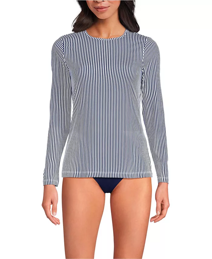 Женский длинный рашгард с защитой от солнца UPF 50 и свободным кроем Lands' End, синий
Женский длинный рашгард с защитой от солнца UPF 50 и свободным кроем Lands' End, синий