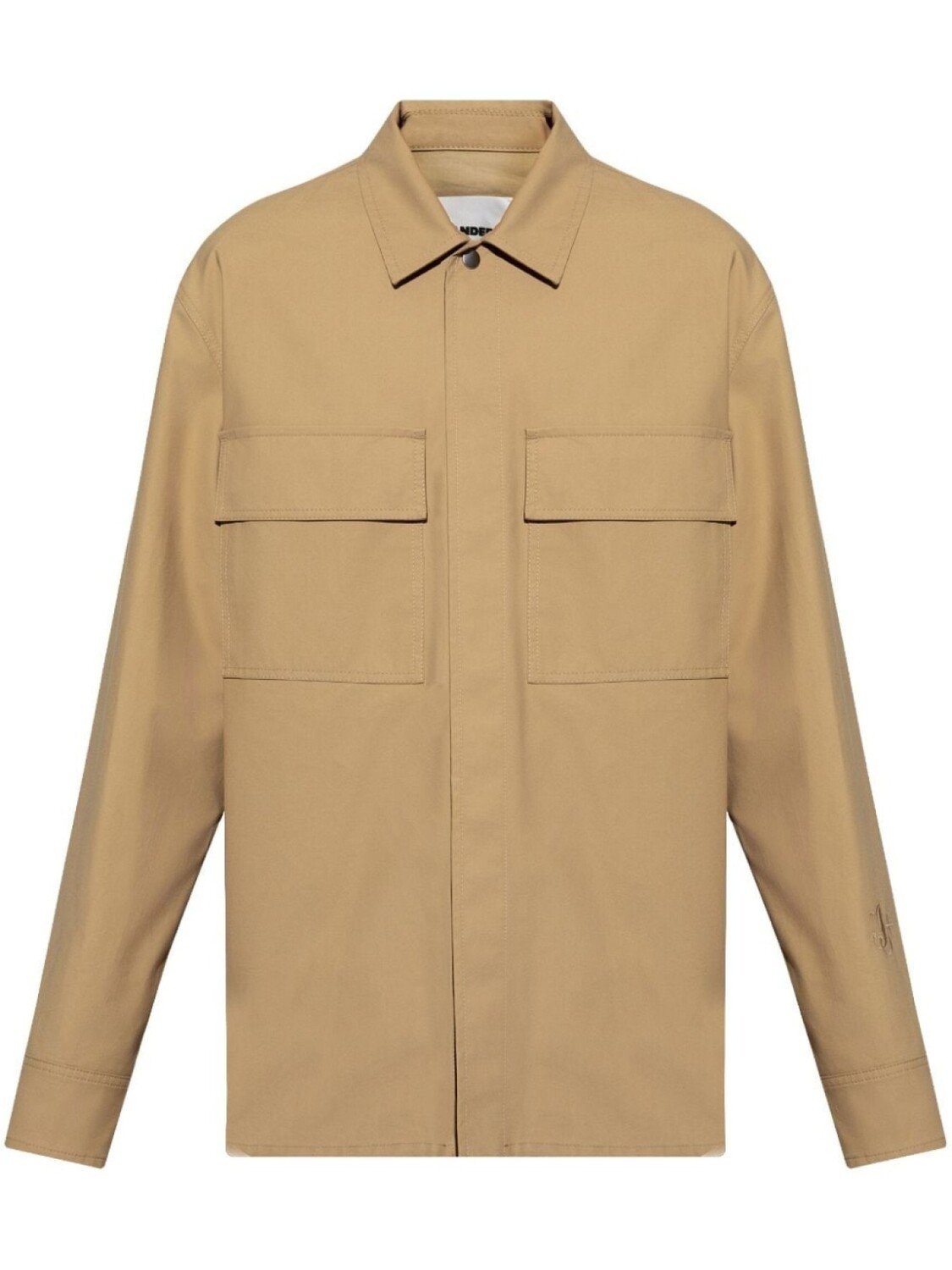 Куртка-рубашка с вышитым логотипом Jil Sander, нейтральный цвет
Куртка-рубашка с вышитым логотипом Jil Sander, нейтральный цвет