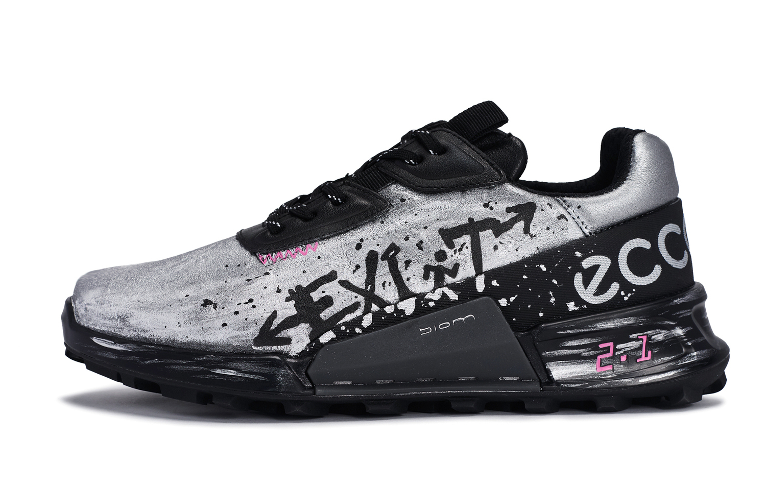 Ecco Кроссовки для бега мужские низкие Black Silver с амортизацией и противоскользящей подошвой
Ecco Кроссовки для бега мужские низкие Black Silver с амортизацией и противоскользящей подошвой